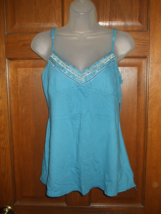 FANG Sequined Embroidered Tie-Back Cami Top - Size XL - $12.86