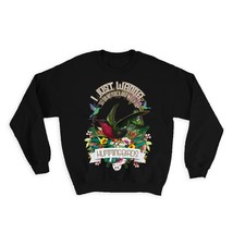 Bird : Gift Sweatshirt I Just Wanna Sit on My Porch and Watch The Hummin... - £22.61 GBP