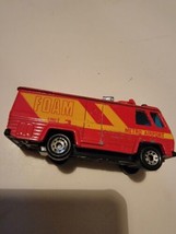 1980 Vintage Matchbox Command Vehicle Foam Unit Diecast Fire Truck Van Red VTG - £11.03 GBP