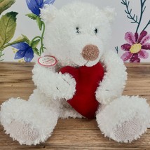 11&quot; Hallmark Heartly Teddy Bear Plush Hug Me Squeeze Me Animated Valentines Day - £11.21 GBP