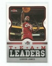 Le Bron James (Cleveland Cavaliers) 2006-07 Fleer Nba Basketball Team Leaders #Lj - £7.49 GBP