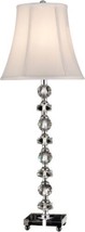 Table Lamp Dale Tiffany Simon Traditional Antique 1-Light Chrome Solid Crystal - $343.00