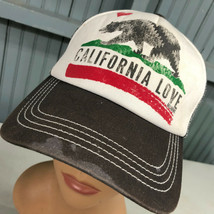 California Love Billabong Bear Mesh Snapback Baseball Cap Hat - £13.86 GBP