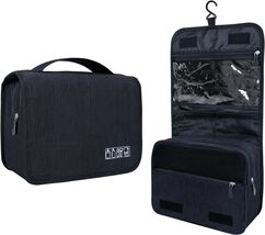 Lcsmaokin Large Capacity Toiletry Bag Travel Bag with Hanging Hook Men a... - $18.12 CAD