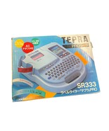 Japanese Label Writer Maker King Jim Tepra PRO SR333 with 4  12mm P Tapes - £74.89 GBP