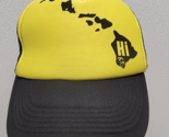 Hawaiin Headwear Snapback Trucker Hat Foam Mesh Cap Honolulu HI Black Ye... - £13.44 GBP