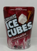 Ice Breakers Gum Cinnamon Ice Cubes Sugar Free 40 Count 1 Pack - £6.30 GBP