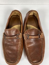 Johnston Murphy Loafers Mens Adult 9.5 M Leather Dress Shoes Brown - £20.32 GBP
