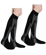 MojaSports Graduated Compression Socks (2 Pair) Athletic Medical Sports ... - $27.09 CAD