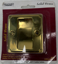 Brainerd Brass Pocket Door Pull 50335 Restoration Hardware - £5.38 GBP