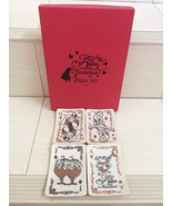 Disney Alice in Wonderland Mini Ceramic Plate Set. Red Card Theme. Very ... - €52,11 EUR