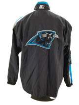 Vtg 90s Nfl Carolina Panthers Starter Nylon Zip Mens Jacket Size L - £33.44 GBP