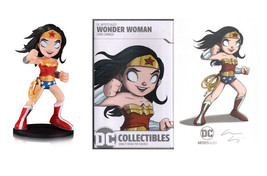 SIGNED Wonder Woman DC Collectibles Artist Alley Chris Uminga Vinyl Figu... - $69.29