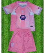 Completo da calcio per bambini - Kit da calcio rosa Barcellona 2025 - $1,433.63 MXN