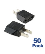 50 Pack Travel Outlet Ac Power Plug Adapter Converter European Euro Eu T... - £73.30 GBP