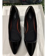 Rockport Total Motion Women&#39;s 7M Black Patent Leather Heels TruTech Comf... - $63.53 CAD