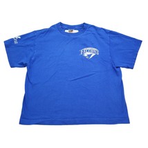 Fruit of the Loom Shirt Boys M Blue Crew Neck Short Sleeve Air Force Fal... - $18.69