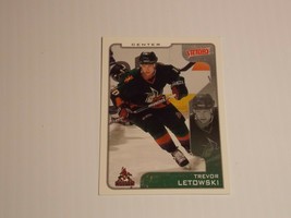 2001-02 UD Victory Coyotes Hockey Card #274 Trevor Letowski - £1.17 GBP