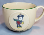 Disney Store Minnie Mouse Mug Cappuccino Coffee Cocoa Soup Beige Green A... - £14.76 GBP