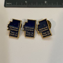 Tahlequah Chamber of Commerce pin Oklahoma Lot of 3 Cherokee County Lape... - £9.44 GBP