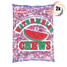 2x Bags Alberts Watermelon Fruit Chews Assorted Flavors | 240 Candies Per Bag - £15.63 GBP