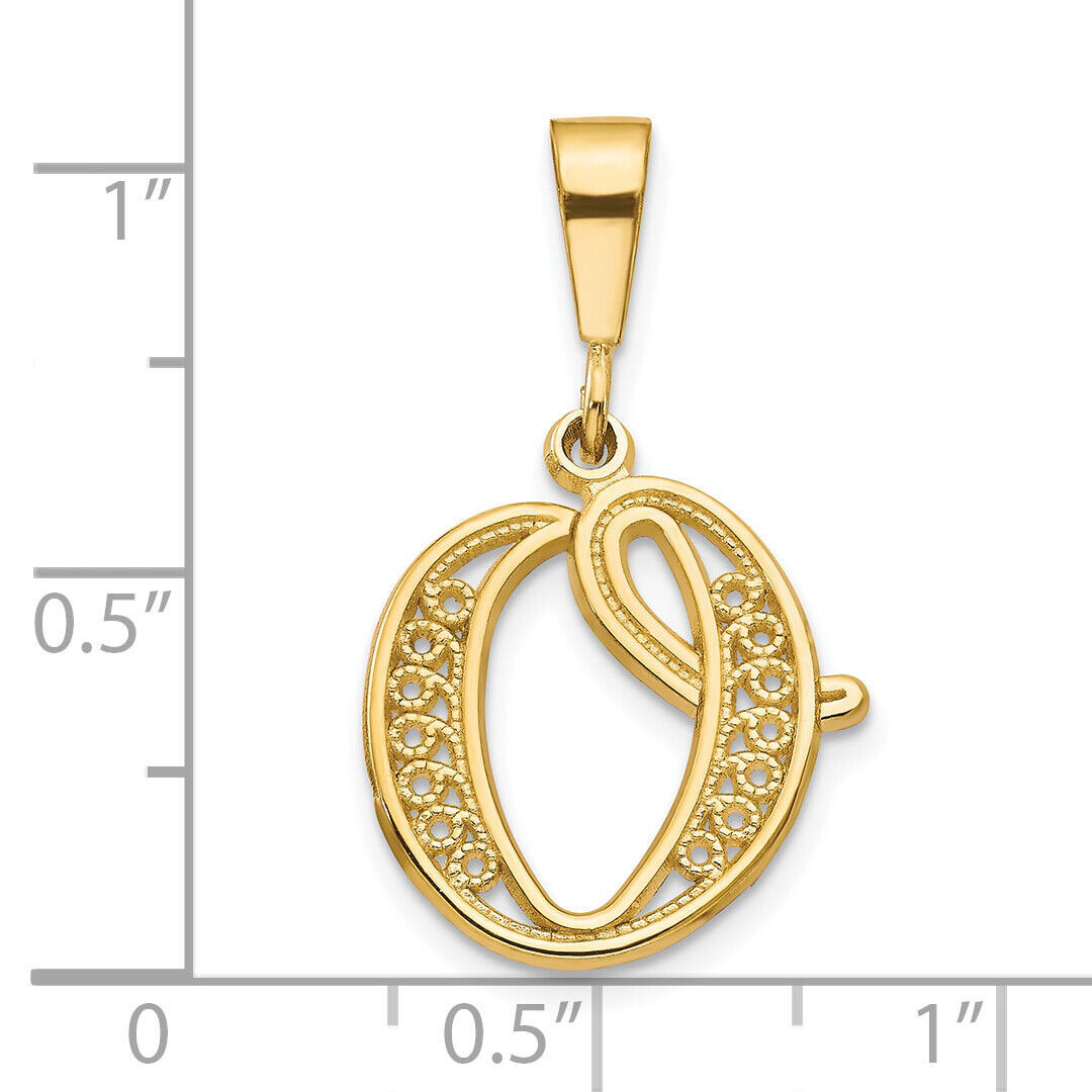 10k Initial O Pendant 10C242/O Item image 3