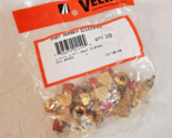 10 Quantity of Velvac 1/4 x 1/4 Male Elbows NTA Brass 016944 (10 Qty) - $44.99