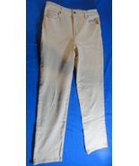 GLORIA VANDERBILT KHAKI TAN AMANDA STYLE MISSY MID WAIST PANTS 8 - €17,85 EUR