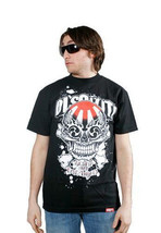 Dissizit! Nero o Bianco Jiro Teschio Lil Tokyo Graffiti Maglia Los Angel... - £19.66 GBP