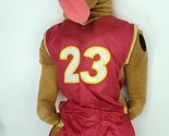 Rare Jumbo SCOOBY DOO 28&quot; Stuffed Plush Red Basketball Jersey #23 Lebron... - £156.60 GBP