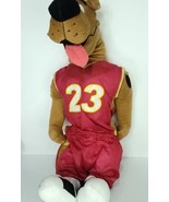 Rare Jumbo SCOOBY DOO 28&quot; Stuffed Plush Red Basketball Jersey #23 Lebron... - £149.90 GBP