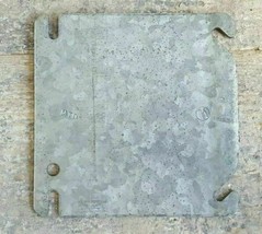MTD Electrical Box Cover Square 4-1/8&quot; Metal Square Flat Blank Cover - $8.45