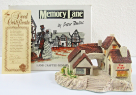 New in Box Naturecraft Customs House Memory Lane Cottages By Peter Tomli... - $19.80
