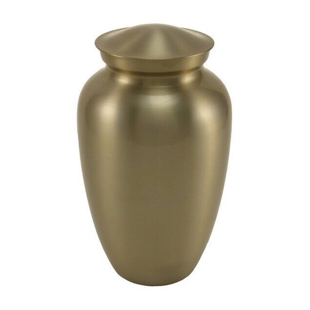 Primary image for Large/Adult 200 Cubic Inch Bronze Classic Gloss Stainless Steel Cremation Urn
