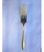 Vintage Dirilyte Goldware Regal Gold Color Dinner Fork - $11.71 CAD