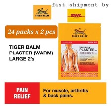 Tiger Balm Warm Patches Plaster-RD Medicated Muscle Pain Relief - 24 packs x 2 - £108.66 GBP