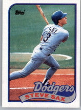 1989 Topps 40 Steve Sax  Los Angeles Dodgers - £0.77 GBP