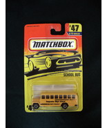 1996 Matchbox #47 - School Bus - Carpenter High School - Original Package  - £14.08 GBP