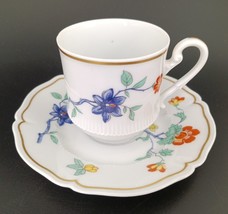 MINT! HAVILAND LIMOGES “SHALIMAR&quot; DEMITASSE CUP AND SAUCER SET  - $28.00