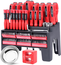Tools for Men | 102-Piece Magnetic Screwdriver Set with Plastic Racking, Includs - £35.58 GBP
