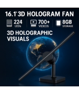 16.1&quot; 3D Hologram Fan Display Projector 224 LED 8GB HD Visual Advertisin... - $1,637.05 MXN