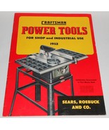 1952 Craftsman POWER TOOLS Shop and Industrial  Use SEARS 48 page CATALOG - $564.31 MXN