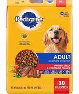 Pedigree Complete Nutrition Adult Dry Dog Food Grilled Steak &amp; Vegetable... - £22.02 GBP