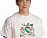 Mallon Irish Coat of arms tee Shirt in White - $15.95+