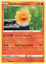 Castform Sunny Form 22/198 Common Chiling Reign Pokemon Card - £3.98 GBP