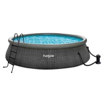 Funsicle QuickSet Ring Top Designer 18 ft. Round 48 in. Inflatable Pool - £278.25 GBP