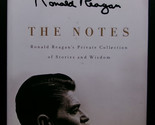 RONALD REAGAN: THE NOTES SIGNED by Douglas Brinkley First edition First ... - $35.99