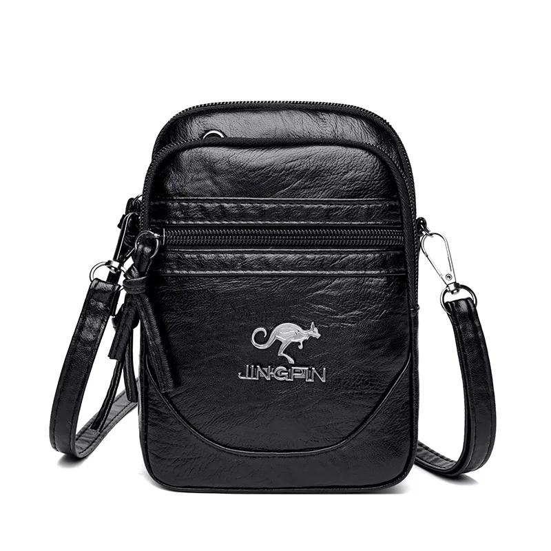 Crossbody Bag New PU Soft Leather Texture Single Shoulder Bag Minimalist... - $17.08