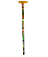 Mexican Walking Stick Hand Carved Colorful - £30.06 GBP