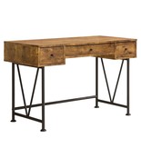 Farmhouse Rustic Home Office 3 Drawer Writing Desk - $10,308.56 MXN